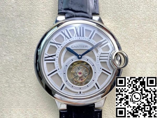 Ballon Bleu De Cartier W6920021 1 1 Najboljša izdaja BBR Factory Tourbillon Dial ZDA replika Watch 9037 Ballon Bleu De Cartier W6920021 1: 1 Najboljša izdaja BBR Factory Tourbillon Dial