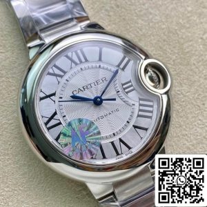 バロン ブルー ドゥ カルティエ W6920071 33MM 1:1 ベスト エディション AF ファクトリー スティール ストラップ