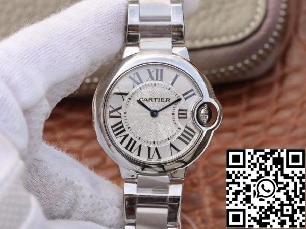 Ballon Bleu De Cartier W6920084 V6 Завод 1 1 Лучший выпуск швейцарский кварц ETA157 серебряный циферблат США Реплика часы 6546 Ballon Bleu De Cartier W6920084 V6 Завод 1:1 Лучший выпуск швейцарский кварц ETA157 серебряный циферблат