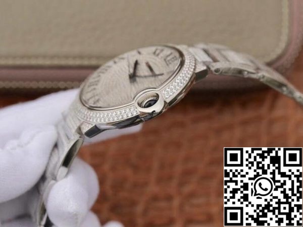 발롱 블루 드 까르띠에 WE9009Z3 42mm TW 팩토리 1 1 베스트 에디션 풀 다이아몬드 다이얼 스위스 ETA2824 미국 복제품 시계 9690 발롱 블루 드 까르띠에 WE9009Z3 42mm TW 팩토리 1:1 베스트 에디션 풀 다이아몬드 다이얼 스위스 ETA2824