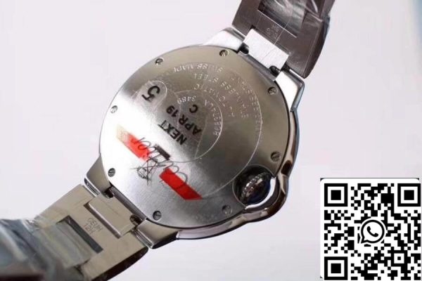 Ballon Bleu De Cartier WE9020 33mm V6 Factory 1 1 Best Edition Swiss ETA076 США Реплика Смотреть 1437 Ballon Bleu De Cartier WE9020 33mm V6 Factory 1:1 Best Edition Swiss ETA076