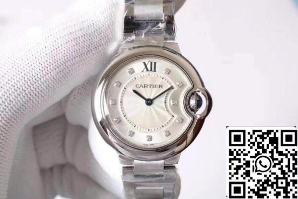 Ballon Bleu De Cartier WE9020 33mm V6 Factory 1 1 Best Edition Swiss ETA076 США Реплика Смотреть 5581 Ballon Bleu De Cartier WE9020 33mm V6 Factory 1:1 Best Edition Swiss ETA076