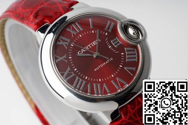 Ballon Bleu De Cartier WSBB0022 33MM 1 1 Najboljša izdaja AF Factory rdeča izbira ZDA replika Watch 9600 Ballon Bleu De Cartier WSBB0022 33MM 1: 1 Najboljša izdaja AF Factory rdeča izbira