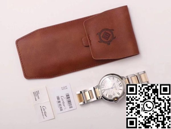 Ballon Bleu de Cartier W69009Z3 1 1 Best Edition V9 Factory Silver Dial švicarski ETA ZDA replika Watch 7708 Ballon Bleu de Cartier W69009Z3 1: 1 Best Edition V9 Factory Silver Dial švicarski ETA