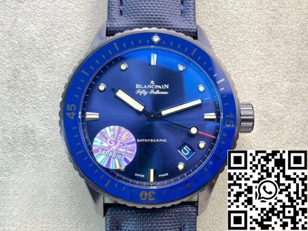 ブランパンフィフティファゾムス5000 0240 O52A 1:1ベスト版GF工場ブルーダイヤルアメリカレプリカ時計9789ブランパンフィフティファゾムス5000 0240 O52A 1:1ベスト版GF工場ブルーダイヤル