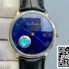 Blancpain Villeret 6551 1127 55B 1 1 Best Edition ZF Factory Blue Dial US Replica Watch 4150 Blancpain Villeret 6551-1127-55B 1:1 Best Edition ZF Factory Blue Dial