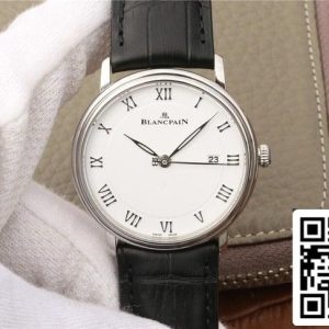 Blancpain Villeret 6651-1127-55B 1:1 Best Edition ZF Factory Λευκό καντράν