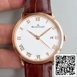 Blancpain Villeret 6651-3642-55B 1:1 Best Edition ZF Factory Quadrante bianco