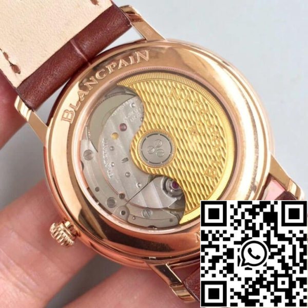 Blancpain Villeret 6651 3642 55B 1ベスト版ZF工場ホワイトダイヤルアメリカレプリカ時計1921 Blancpain Villeret 6651-3642-55B 1:1ベスト版ZF工場ホワイトダイヤル