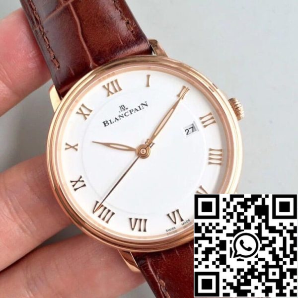 ブランパンVilleret 6651 3642 55B 1ベスト版ZF工場ホワイトダイヤルアメリカレプリカ時計2771ブランパンVilleret 6651-3642-55B 1:1ベスト版ZF工場ホワイトダイヤル