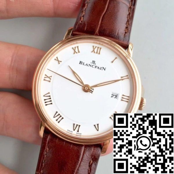 ブランパンVilleret 6651 3642 55B 1ベスト版ZF工場ホワイトダイヤルアメリカレプリカ時計3070ブランパンVilleret 6651-3642-55B 1:1ベスト版ZF工場ホワイトダイヤル