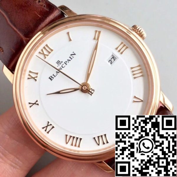ブランパンVilleret 6651 3642 55B 1ベスト版ZF工場ホワイトダイヤルアメリカレプリカ時計6315ブランパンVilleret 6651-3642-55B 1:1ベスト版ZF工場ホワイトダイヤル