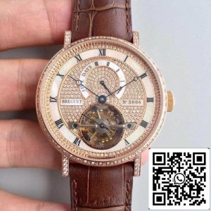 ブレゲ クラシック コンプリケーションズ 5317BR/12/9V6 1:1 ベスト・エディション スイス製トゥールビヨン ブラウン レザーストラップ