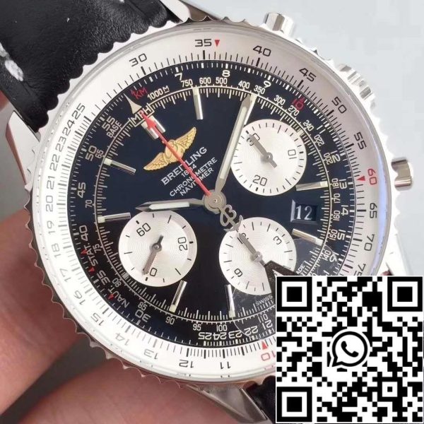 Breitling Navitimer 01 AB012012 BB01 437X A20BA 1 JF Factory 1 1 Best Edition Swiss ETA7750 Blue Dial US Replica Watch 1215 Breitling Navitimer 01 AB012012/BB01/437X/A20BA.1 JF Factory 1:1 Best Edition Swiss ETA7750 Blue Dial