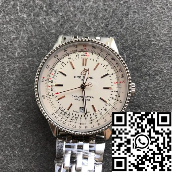 Breitling Navitimer 1 A17326211G1A1 1 1 Mejor Edición V7 Fábrica Esfera Blanca EE.UU. Reloj Replica 3582 Breitling Navitimer 1 A17326211G1A1 1:1 Mejor Edición V7 Fábrica Esfera Blanca