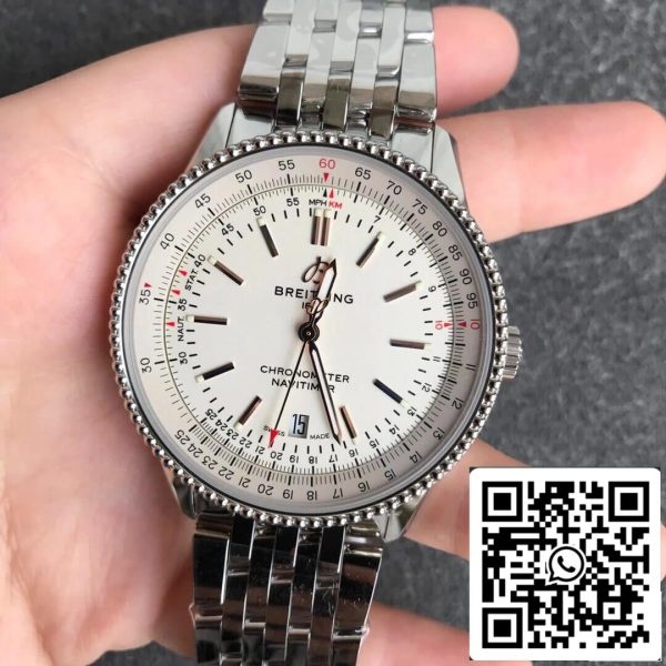 Breitling Navitimer 1 A17326211G1A1 1 1 Mejor Edición V7 Fábrica Esfera Blanca EE.UU. Reloj Replica 6238 Breitling Navitimer 1 A17326211G1A1 1:1 Mejor Edición V7 Fábrica Esfera Blanca
