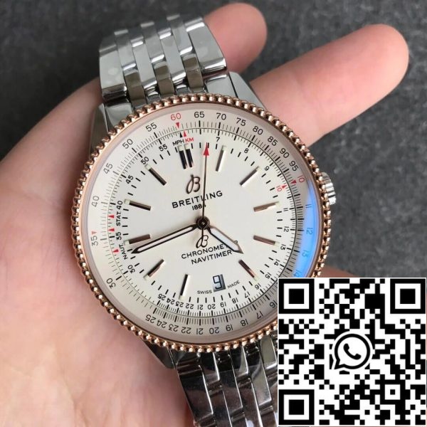 ブライトリングのNavitimer 1 U17326211G1A1 1:1ベスト版V7工場ホワイトダイヤルアメリカレプリカ時計5682ブライトリングNavitimer 1 U17326211G1A1 1:1ベスト版V7工場ホワイトダイヤル