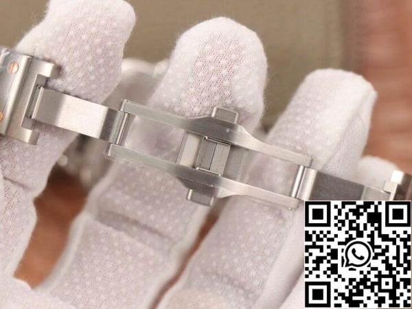 까르띠에 드 산토스 W2SA0007 1 1 베스트 에디션 BV 팩토리 골드 베젤 화이트 다이얼 미국 복제 시계 9966 까르띠에 드 산토스 W2SA0007 1:1 베스트 에디션 BV 팩토리 골드 베젤 화이트 다이얼
