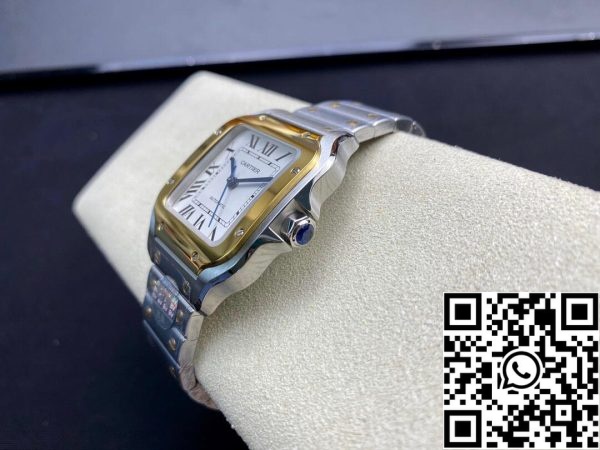 Cartier De Santos W2SA0016 35MM 1 1 Best Edition BV Factory White Dial US Replica Watch 241 Cartier De Santos W2SA0016 35MM 1:1 Best Edition BV Factory White Dial