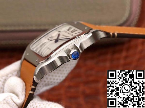 Cartier De Santos WSSA0009 KOR Завод 1 1 Лучшее издание Швейцарский ETA9015 США Реплика Смотреть 4849 Cartier De Santos WSSA0009 KOR Завод 1:1 Лучшее издание Швейцарский ETA9015