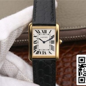 Cartier Tank W5200002 1:1 Best Edition K11 Factory Gold Case