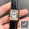 Cartier Tank W5200004 1 1 Best Edition K11 Factory White Dial US Replica Watch 1089 Cartier Tank W5200004 1:1 Best Edition K11 Factory White Dial