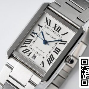 Cartier Tank W5200028 1:1 Best Edition AF Factory Stainless Steel