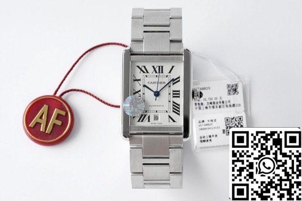 Cartier Tank W5200028 1 1 Najboljša izdaja AF Factory iz nerjavečega jekla ZDA replika Watch 9881 Cartier Tank W5200028 1: 1 Najboljša izdaja AF Factory iz nerjavečega jekla