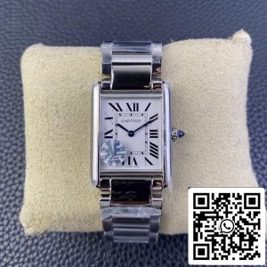 Cartier Tank WSTA0052 1:1 Best Edition AF Factory Корпус из нержавеющей стали
