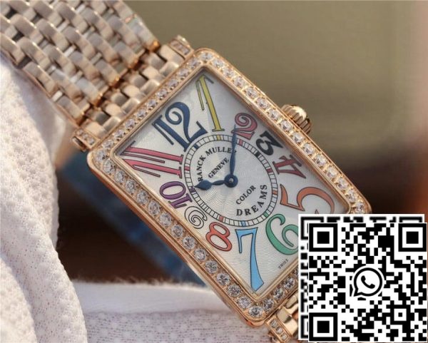 Franck Muller LONG ISLAND 952 Senhoras 1 1 Melhor Edição ABF Factory Ouro Rosa Com Diamantes Réplica EUA Relógio 3002 Franck Muller LONG ISLAND 952 Senhoras 1:1 Melhor Edição ABF Factory Ouro Rosa Com Diamantes