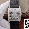 Franck Muller Master Square Ladies 6002 M QZ D GF Factory 1:1 Best Edition Swiss Quartz srebrna tarcza