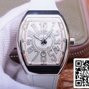 フランク・ミュラー ヴァンガード V 45 SC DT 5N BC 1:1 ベスト・エディション ZFファクトリー ホワイト文字盤 スイス ETA9015