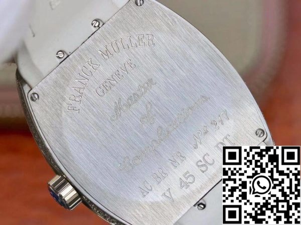 Franck Muller Vanguard V45 SC DT D NBR CD 5N NR 1 1 Лучшее издание Швейцарский ETA2824 США Реплика Смотреть 6040 Franck Muller Vanguard V45.SC.DT.D.NBR.CD.5N.NR 1:1 Лучшее издание Швейцарский ETA2824
