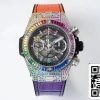 Hublot BIG BANG Unico 411.NX.1117.LR.0999 1:1 Best Edition ZF Factory Rainbow Skeleton Dial