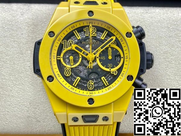 Hublot BIG BANG Unico 441 CY 471Y RX 1 1 Najboljša izdaja ZF tovarne keramični primer ZDA replika Watch 4380 Hublot BIG BANG Unico 441.CY.471Y.RX 1: 1 Najboljša izdaja ZF tovarne keramični primer
