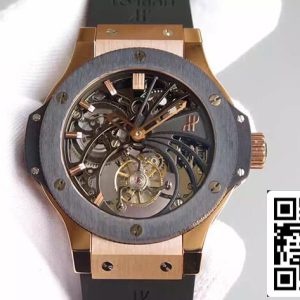 Hublot Big Bang Hollow Tourbillon 1:1 Best Edition Movimento turbilhão suíço de corda manual