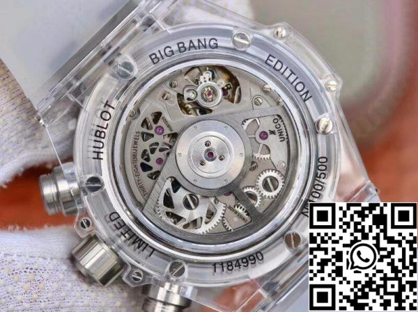 ウブロビッグバンウニコ411 JX 4802 RTの機械式時計1:1ベスト版スイスETA1242ラバーストラップ米国のレプリカを見る7254ウブロビッグバンウニコ411.JX.4802.RT機械式時計1:1ベスト版スイスETA1242ラバーストラップ