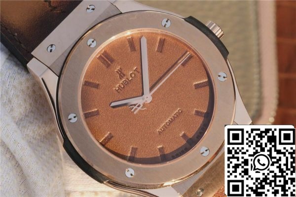 Hublot Classic Fusion 511 OX 0500 VR BER16 1 1 Migliore edizione TW Fabbrica di pelle di mucca Quadrante US Replica Orologio 3266 Hublot Classic Fusion 511.OX.0500.VR.BER16 1:1 Migliore edizione TW Fabbrica di pelle di mucca Quadrante