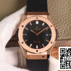Hublot Classic Fusion 511.OX.1181.LR 1:1 Best Edition WWF фабрика розовое золото черный циферблат