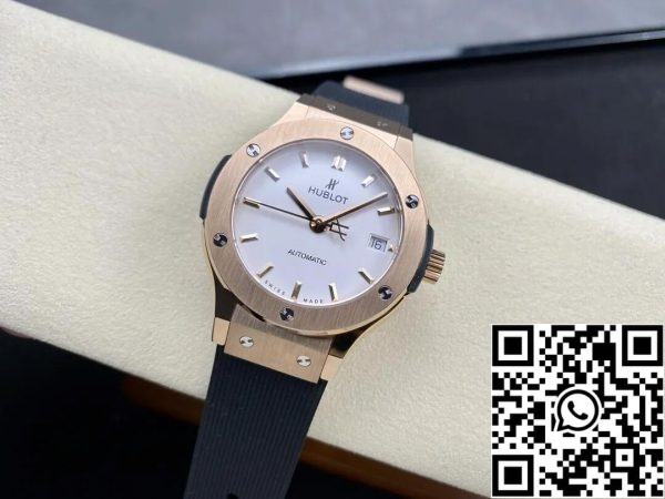 Hublot Classic Fusion 565 OX 2611 LR 38MM 1 1 Лучшее издание HB фабрика белый Dia США Реплика Смотреть 6518 Hublot Classic Fusion 565.OX.2611.LR 38MM 1:1 Лучшее издание HB фабрика белый Dia