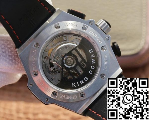 Hublot King Power 703 ZM 1123 NR FMO10 1 1 Mejor Edición V6 Fábrica Esfera Negro EE.UU. Reloj Replica 4334 Hublot King Power 703.ZM.1123.NR.FMO10 1:1 Mejor Edición V6 Fábrica Esfera Negro