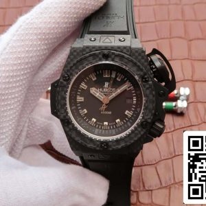 ウブロ キングパワー オーシャノグラフィック 4000M 731.QX.1140.RX 1:1 ベストエディション V6 ファクトリーフォージドカーボンファイバー