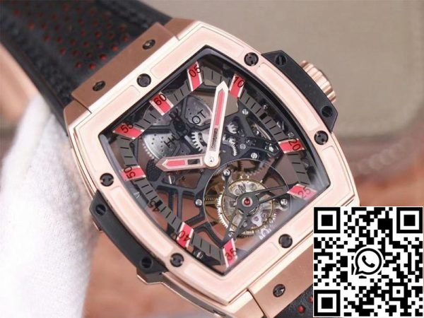 Hublot Masterpiece Tourbillon 906 OX 0123 VR AES13 1 1 Migliore edizione JB Factory quadrante scheletrato svizzero HUB 9006 Replica Orologio 6672 Hublot Masterpiece Tourbillon 906.OX.0123.VR.AES13 1:1 Migliore edizione JB Factory quadrante scheletrato svizzero HUB 9006