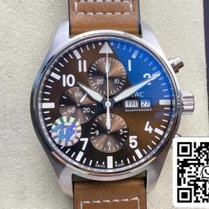 IWC パイロット・クロノグラフ IW377713 ゼット・エフ・ファクトリー 1:1 ベスト・エディション スイス ETA7750 ブラウン文字盤