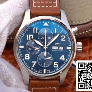 IWCパイロットクロノグラフIW377714メンズ腕時計1:1ベスト版スイスETA7750ブルーダイヤルZF FActory