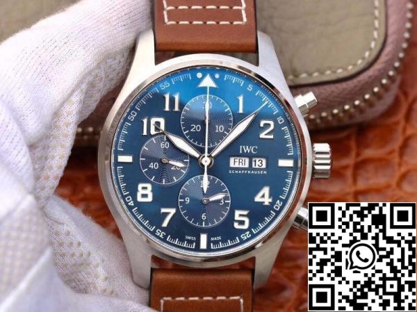 IWC Pilot Chronograph IW377714 ZF Factory Men Watches 1 1 Best Edition Swiss ETA7750 Blue Dial US Replica Watch 2002 0205c1c3 4526 4313 b4b9 4c3611e0004f IWC Pilot Chronograph IW377714 Men Watches 1:1 Best Edition Swiss ETA7750 Blue Dial ZF FActory