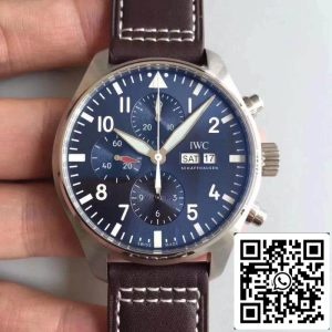 IWCのパイロットクロノグラフIW377714 ZFファクトリーメンズ時計1:1ベスト版スイスETA7750