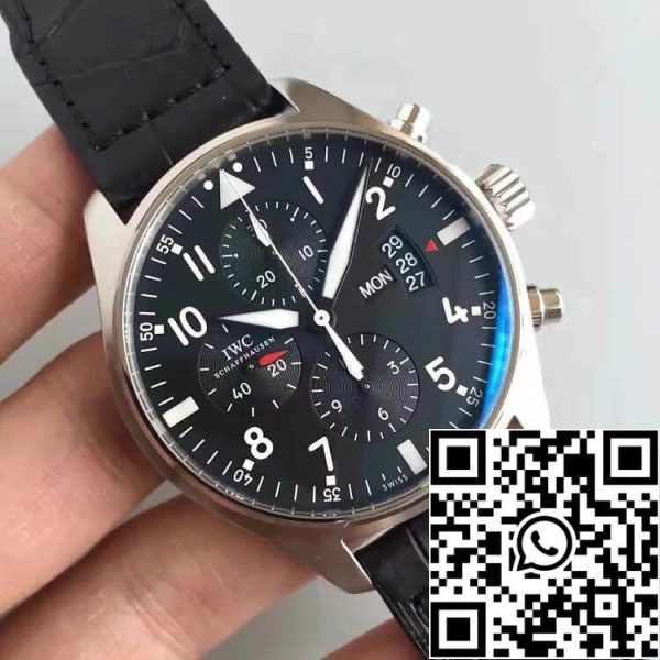 IWCのパイロットIW377777 1:1ベスト版ZFの工場ブラックダイヤルアメリカレプリカ時計8635 IWCのパイロットIW377777 1:1ベスト版ZFの工場ブラックダイヤル