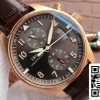 IWC Pilot IW387802 1 1 Najboljša izdaja ZF Factory Rose Gold temno sivo Dial ZDA replika Watch 7174 IWC Pilot IW387802 1: 1 Najboljša izdaja ZF Factory Rose Gold temno sivo Dial