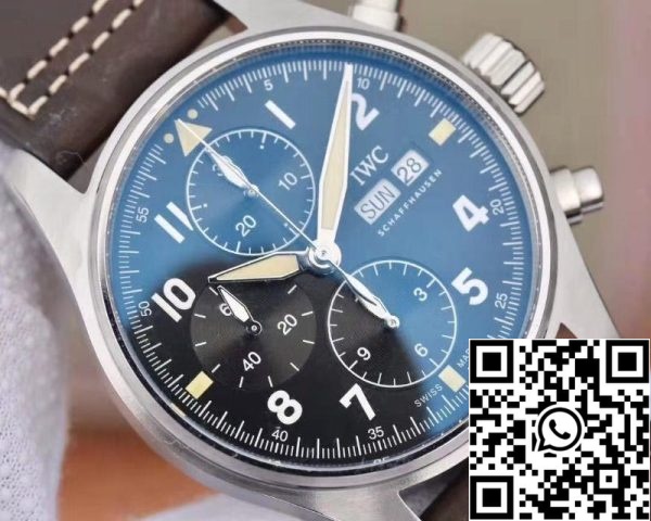 IWC Pilot IW387903 2019 Νέα Spitfire χρονογράφος ZF Factory 1 1 Best Edition από ανοξείδωτο χάλυβα υπόθεση ελβετική ETA7750 ΗΠΑ Replica ρολόι 22 IWC Pilot IW387903 2019 Νέα Spitfire χρονογράφος ZF Factory 1:1 Best Edition από ανοξείδωτο χάλυβα υπόθεση ελβετική ETA7750